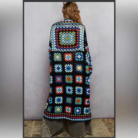 POL Granny Square Cardigan - Picture 6 of 8